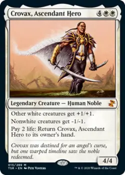 x1 Crovax, Ascendant Hero - Time Spiral Remastered - NM - MTG - Image 1