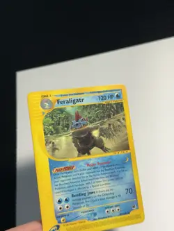 Feraligatr Pokemon 2002 Expedition Base Set Non-Holo 047/165 LP- - Image 2