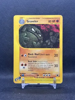 Pokemon TCG Graveler Expedition 79/165 Reverse Holo Uncommon - Image 1