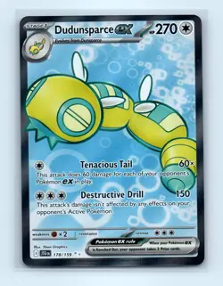 Pokemon tcg SV09: Journey Together Dudunsparce ex Near Mint or Better - Image 1