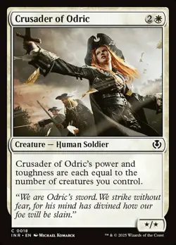 x1 Crusader of Odric - Innistrad Remastered - NM - MTG - Image 1