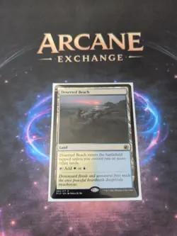 MTG Deserted Beach Innistrad: Midnight Hunt 260/277 Regular Rare - Image 1