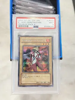 Psa 9 E-Hero Burstinatrix Premium Pack 8 PP8-JP002 2004 Japanes Yugioh Secret - Image 1
