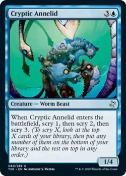 x1 Cryptic Annelid - Time Spiral Remastered - NM - MTG - Image 1
