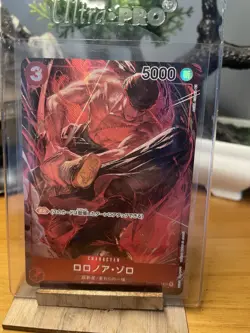 One Piece Card Game Roronoa Zoro Alt Art OP01-025 JP Romance Dawn Japanese New - Image 1
