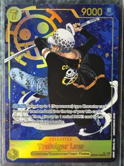 One Piece Trafalgar Law OP10-119 SEC Alt Art Royal Blood - Image 3