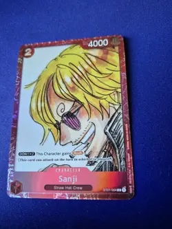 One Piece Film Red Booklet Promo Sanji ST01-004 Foil English LP - Image 1