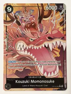 One Piece TCG OP16-085 Kouzuki Momonosuke Alt R Alternate Art The Time of Battle - Image 1