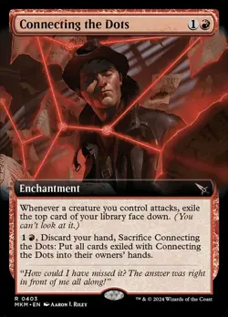 x1 Connecting the Dots - Extended Art - Murders at Karlov Manor - NM - MTG - Image 1