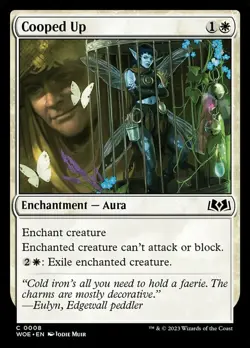 x1 Cooped Up - Foil - Wilds of Eldraine - NM - MTG - Image 1