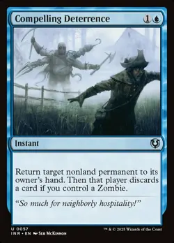 x1 Compelling Deterrence - Innistrad Remastered - NM - MTG - Image 1