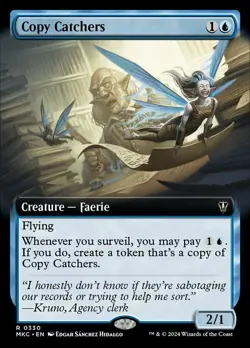 x1 Copy Catchers - Extended Art - Commander: Murders at Karlov Manor - NM - MTG - Image 1