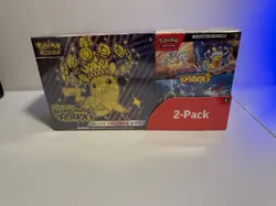 Pokemon Surging Sparks Costco 2-Pack - Elite Trainer Box (ETB) + Booster Bundle - Image 1