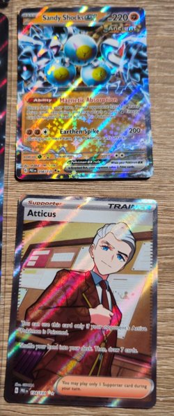 pokemon prismatic evolutions lot, 151 cards, 15 rewards cards, 1 jumbo - Image 2