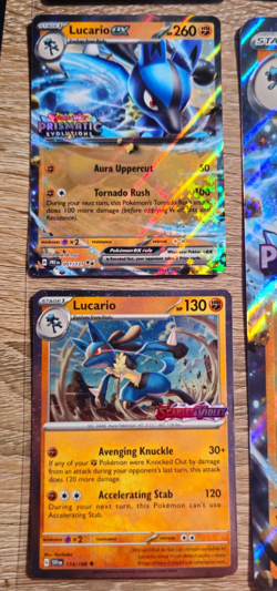 pokemon prismatic evolutions lot, 151 cards, 15 rewards cards, 1 jumbo - Image 5