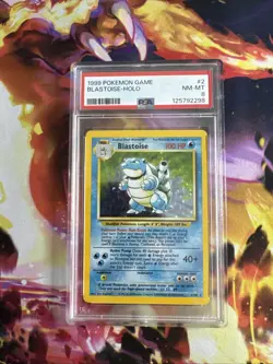 1999 Pokemon Base Set 2 Blastoise Holo #002/102 WOTC TCG Pokemon - Image 1