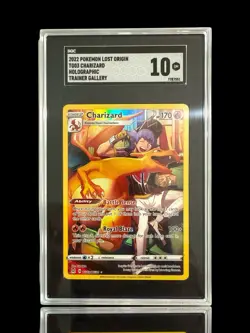 ‼2022 POKEMON LOST ORIGIN TG03 CHARIZARD HOLOGRAPHIC TRAINER GALLERY GRADE 10💨 - Image 1
