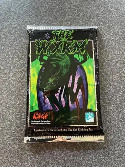 1995 THE WYRM New Sealed Card Pack (15 cards) Rage The Werewolf Apocalypse - Image 1