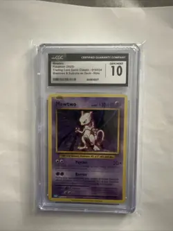 Mewtwo Pokemon (2023) Trading Card Game Classic - 014/034 Holo CGC GEM MINT 10 - Image 1