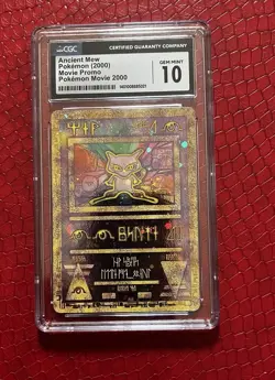 CGC 10 GEM MINT Ancient Mew Holo Promo Movie Pokemon Card 2000 Ultra Rare - Image 1