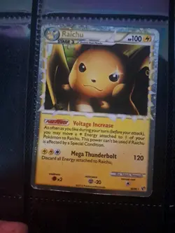 Pokemon TCG Raichu 83/90 Holo Prime Card Undaunted Set - Image 1