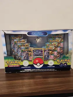 Pokemon Trading Card Game Pokemon GO Radiant Eevee Premium Box Collection - Image 1