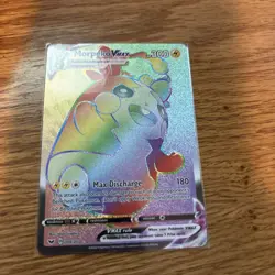 Pokemon Morpeko VMAX Secret Rare Full Art Swsh01 Sword Shield 300 HP Holo Card - Image 3