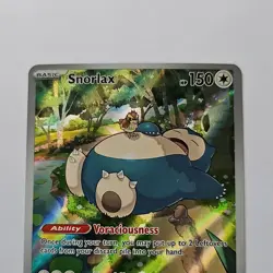 Pokemon Card - Snorlax - SVP 051 Scarlet & Violet 151 Black Star Promo - NM - Image 3