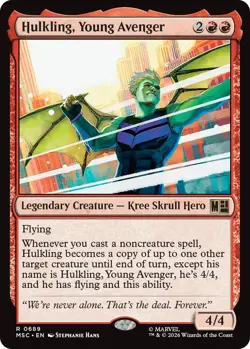 x1 Hulkling, Young Avenger - Foil R MTG Commander: Marvel Super Heroes M/NM, Eng - Image 1