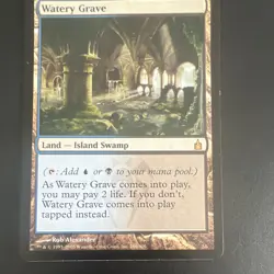 Watery Grave Ravnica Regular Rare Land #286/306 EN Shockland - Image 1