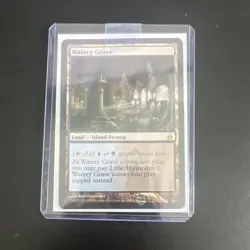 Watery Grave Ravnica Regular Rare Land #286/306 EN Shockland - Image 3