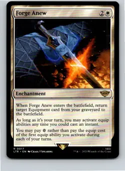 Magic the Gathering Forge Anew The Lord of the Rings MTG Free Shipping! - Image 1