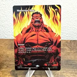 Monstrous Rage (Borderless) Marvel Universe Eternal-Legal Regular - Image 1