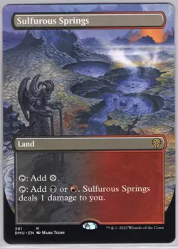 1x Sulfurous Springs *Borderless* - Dominaria United - Near Mint - Image 1