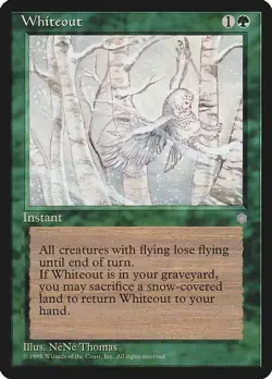 Whiteout Ice Age Light Play MTG Magic DNA GAMES - Image 1