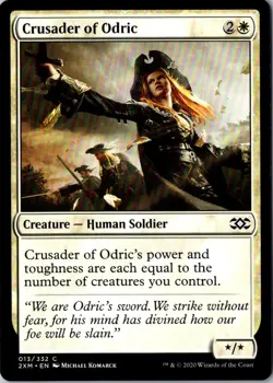 CRUSADER OF ODRIC 13 COMMON DOUBLE MASTERS MAGIC: THE GATHERING LP - Image 1