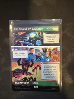 The Coming of Galactus (Borderless) Marvel Super Heroes Foil - Image 1