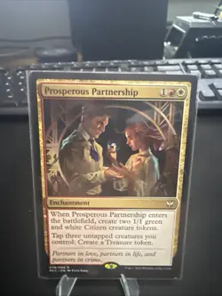 Prosperous Partnership MTG Commander: Streets of New Capenna NM x1 - Image 1