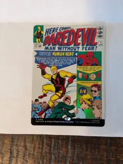 Daredevil, Man Without Fear (Borderless) (0398) Marvel Super Heroes Foil - Image 1