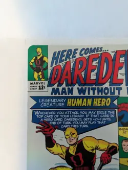 Daredevil, Man Without Fear (Borderless) (0398) Marvel Super Heroes Foil - Image 2