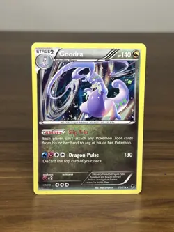 Goodra 77/119 XY Phantom Forces Cosmos Holo Pokemon Card - Image 1
