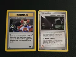 Pokemon Team Rocket Card Lot Of 2 MP - Image 1