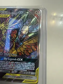 Sealed Pokemon TCG Moltres Zapdos Articuno GX SM210 Stained Glass Promos Holo - Image 2