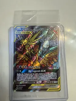 Sealed Pokemon TCG Moltres Zapdos Articuno GX SM210 Stained Glass Promos Holo - Image 4