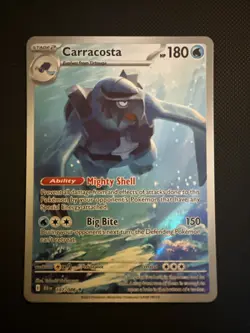 Pokemon TCG Carracosta 107/086 Illustration Rare Sv: Black Bolt - Image 1