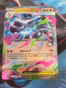 Mega Charizard X ex 013/094 Double Rare Phantasmal Flames Pokemon Near Mint - Image 1