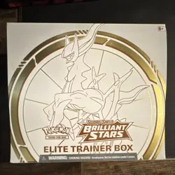 Pokemon TCG Sword & Shield Brilliant Stars Elite Trainer Box Arceus English 2022 - Image 1