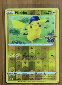 Pokemon TCG PIKACHU 028/078 Reverse Holo NM - Image 1