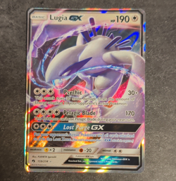Pokemon TCG Lugia GX 159/214 SM Lost Thunder Ultra Rare Full Art Holo 190 HP - Image 1
