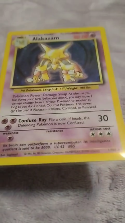 Pokemon TCG Alakazam Base Set 1/102 Holo 1999-2000 Wizards Base Set Copyright... - Image 2